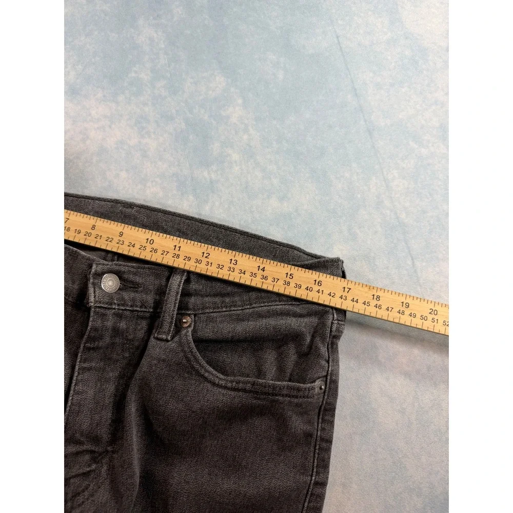 Levi's 511 Slim Fit Jeans Mens 33x32 Grey Excellent Zip Fly Stretch Denim